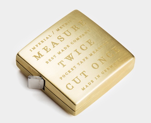Best Made Co. Solid Brass Pocket Tape