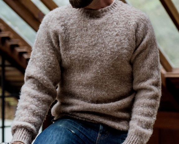 Made in Scotland Shetland Woollen Company Shaggy Sweater