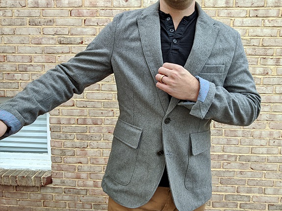 In Review: The Made in the USA Flint and Tinder Wayfarer Wool Blazer | Dappered.com