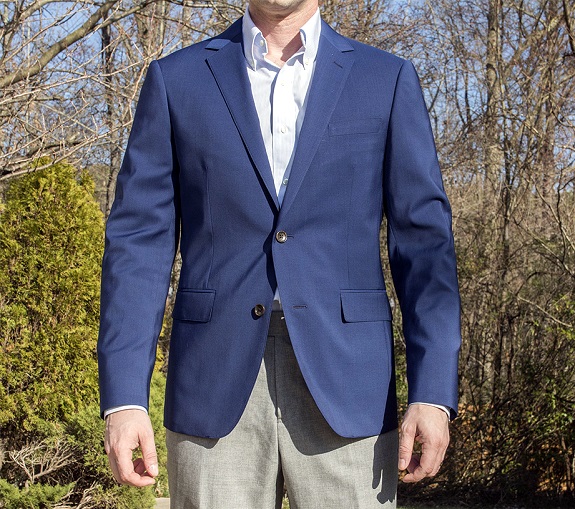 In Review: Jetsetter Stretch Italian Wool Blazer in Bright Navy | Dappered.com