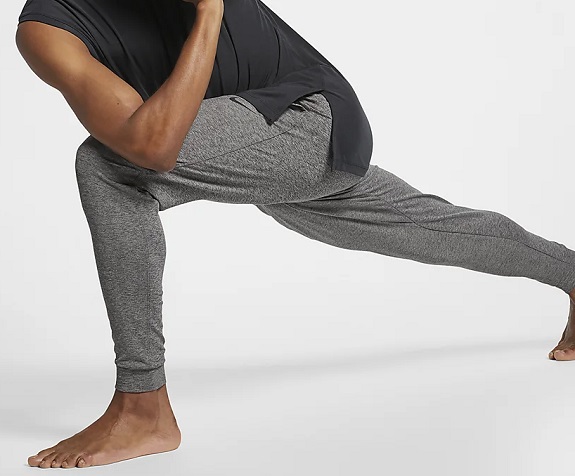 Nike Dri-Fit Yoga Pants in Heather Black