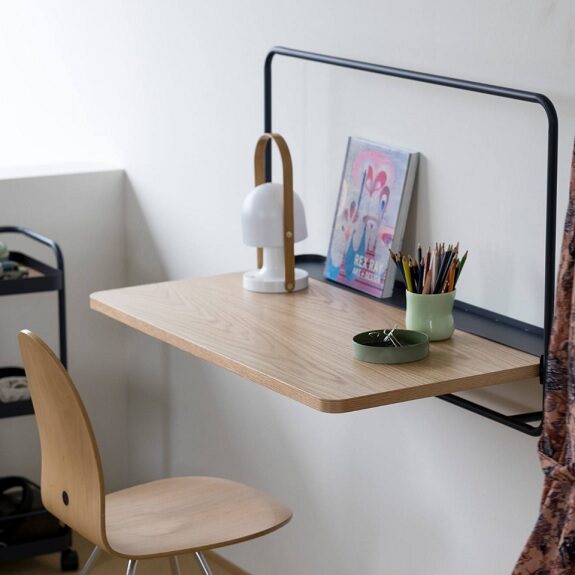 Design Bite Midnight Blue Wall-Mounted Folding Desk