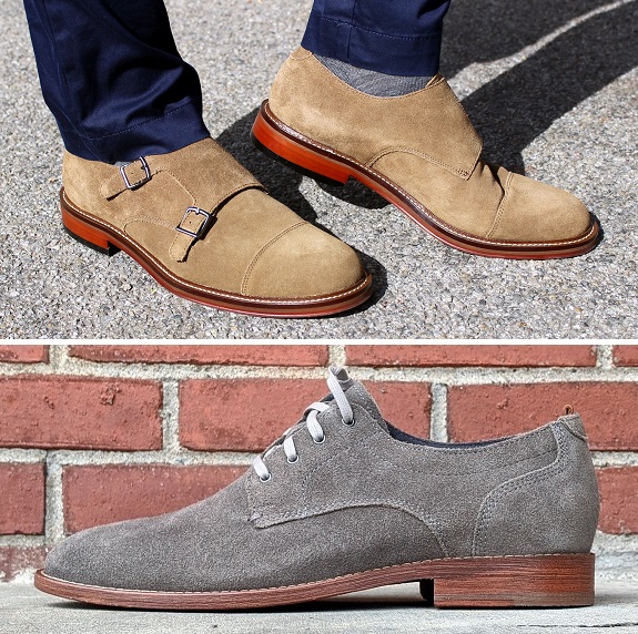 Your Shoes: Heavy Leather Boots --> Suede Shoes & Chukkas