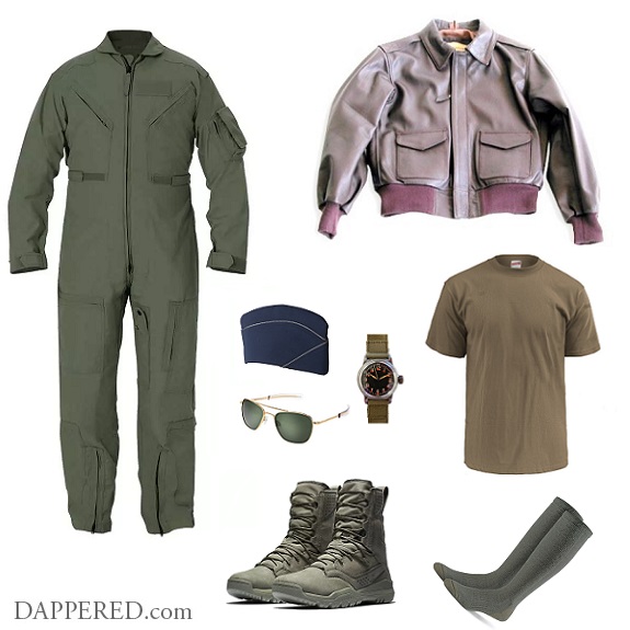 Style Scenario What I Wear to Work Mike Air Force Pilot