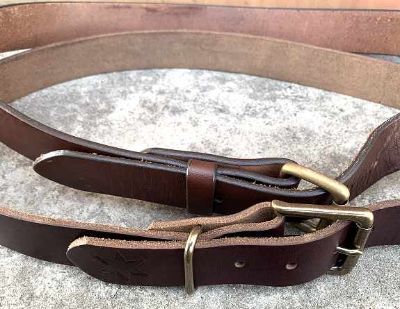 Tanner Goods belt and Dearborn Denim belt