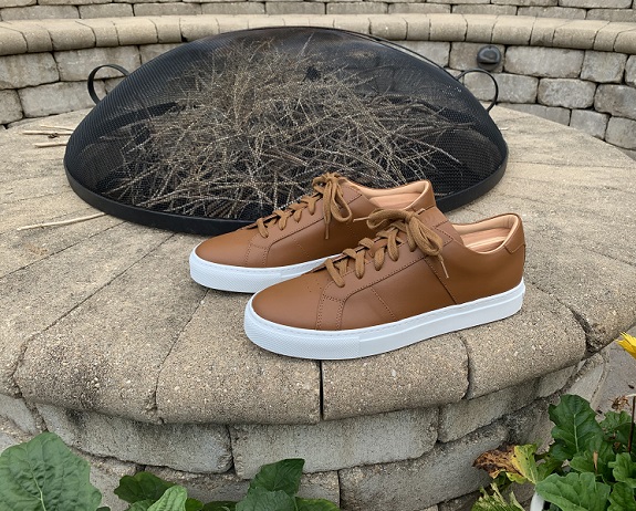 Greats Royale Men's Leather Sneakers in Cuoio