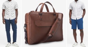 Monday Men’s Sales Tripod – $19 BR Short Sleeve Shirts, $140 Leather Briefcases, & More