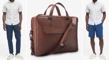 Monday Men’s Sales Tripod – $19 BR Short Sleeve Shirts, $140 Leather Briefcases, & More