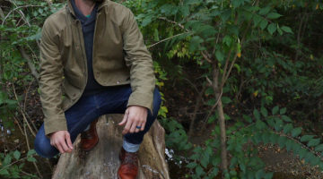 In Review: The Flint and Tinder Flannel-Lined Waxed Hudson Field Jacket