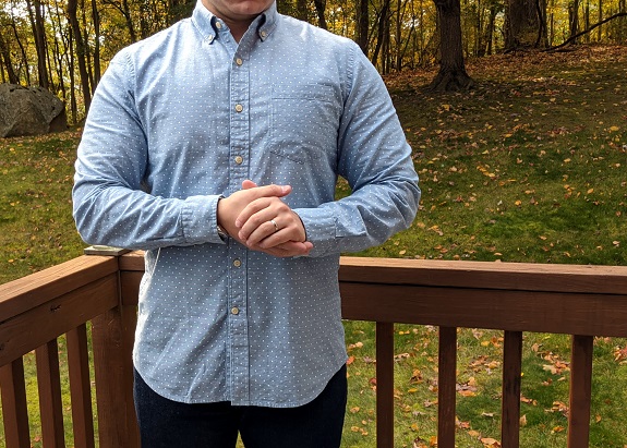 Goodthreads Standard-Fit Long-Sleeve Chambray Shirt