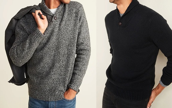 Old Navy Shawl-Collar Sweater for Men
