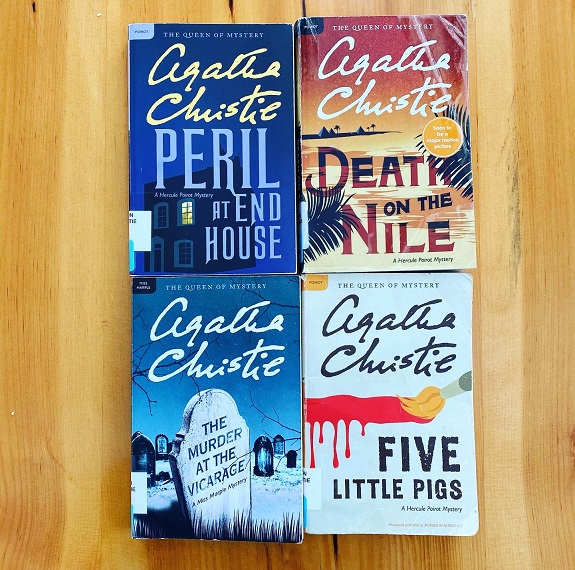 Agatha Christie mystery books