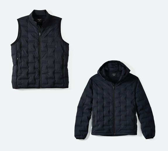 PROOF down vest and jacket