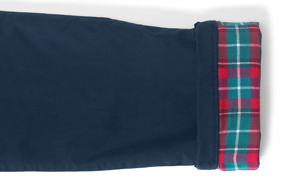 Lands End Flannel Lined Stretch Chinos