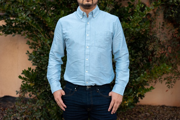 Free Assembly Everyday Oxford Shirt in Blue