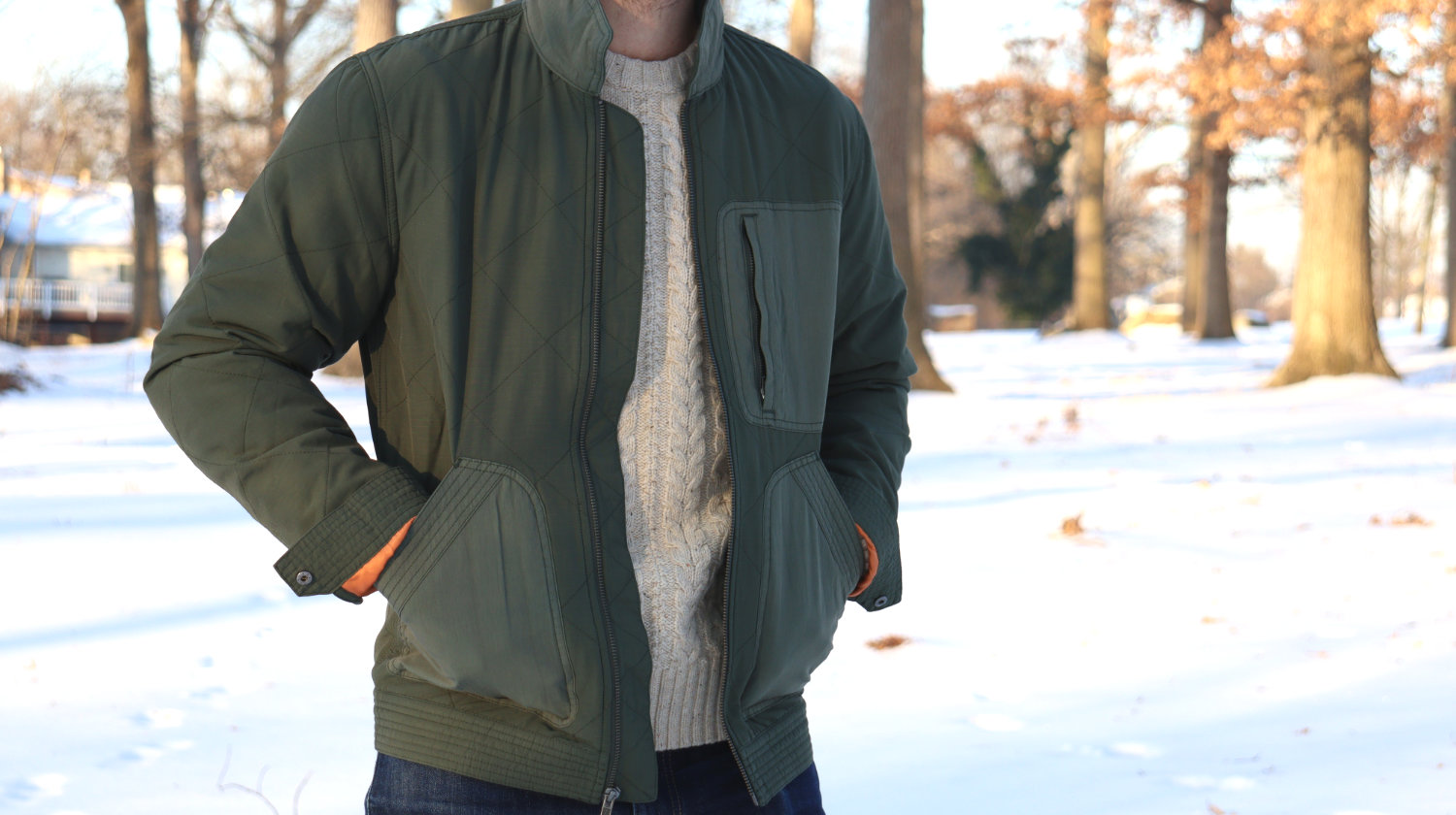 Dappered Flint and Tinder Quilted Flight Jacket Review - Header