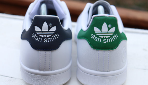 Adidas Stan Smith Vegan Footwear White/Collegiate Navy-Green
