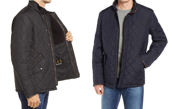 Barbour 'Powell' Regular Fit Quilted Jacket