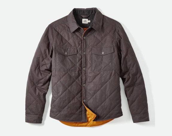 Flint and Tinder Quilted Waxed Shirt Jacke