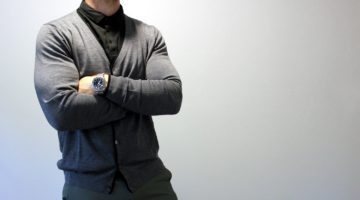 Style Scenario: Modern Mod (black and gray smart casual)
