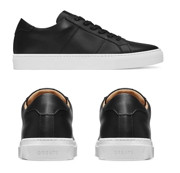 GREATS Royal in Black/White