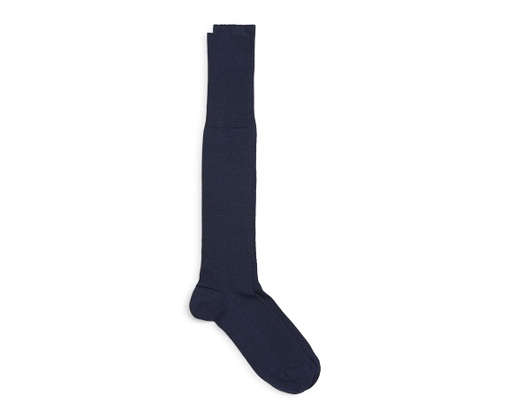 Ribbed Merino Wool Blend Socks
