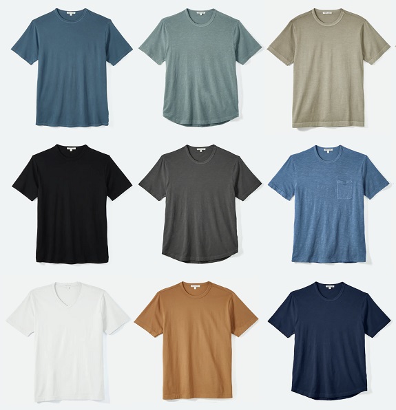 Huckberry made in the USA t-shirts
