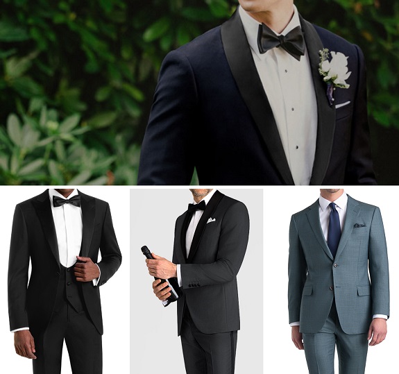 Black Lapel tuxedos and suits