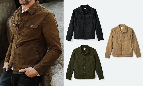 Huckberry: UNLINED Made in the USA Waxed Trucker Jackets