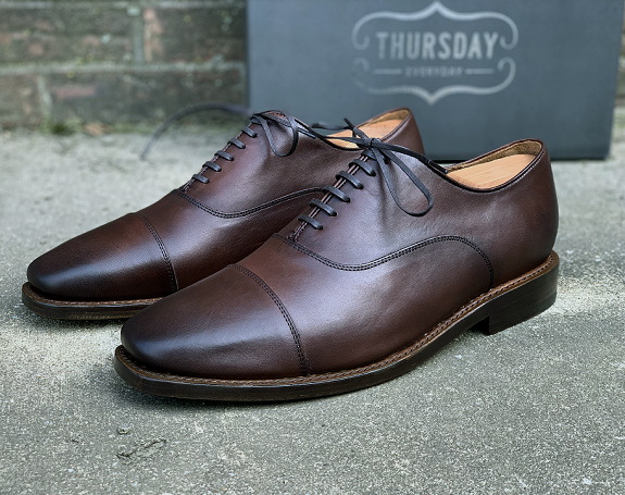 Thursday Boot Co. Executive Oxfords in Chestnut
