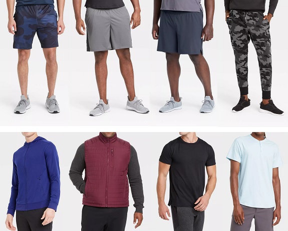 Target All in Motion men's activewear