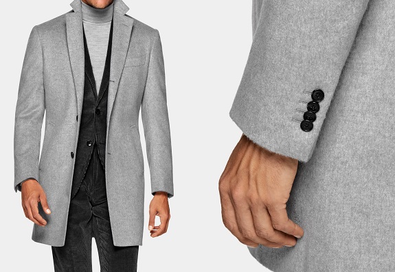 Suitsupply 100% Italian Cashmere Overcoat