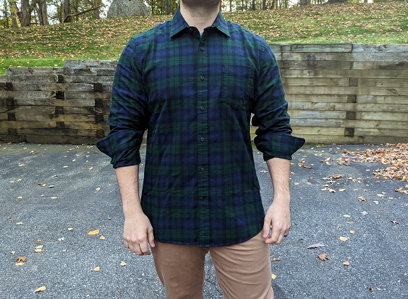 Goodthreads Slim-Fit Brushed Flannel Shirt