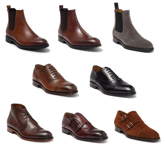 Men's boots and dress shoes