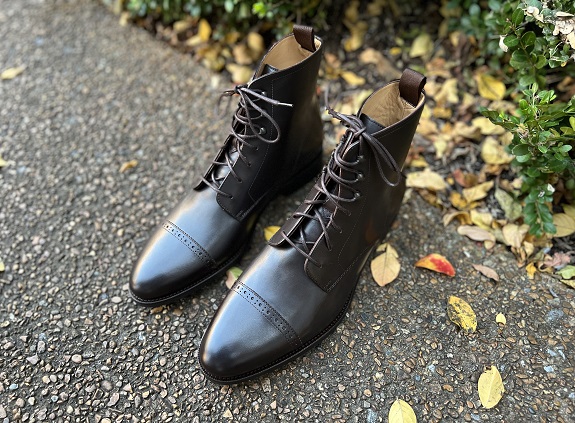 Suitsupply Brown Lace-Up Boots
