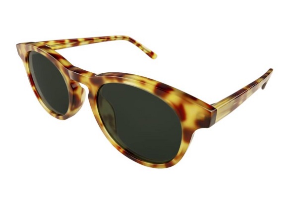 Kent Wang Keyhole Sunglasses in Light Tortoiseshell