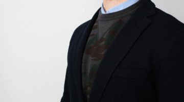 1 Item, 3 Outfits: Dark Camo Sweatshirt – Contemporary Smart Casual