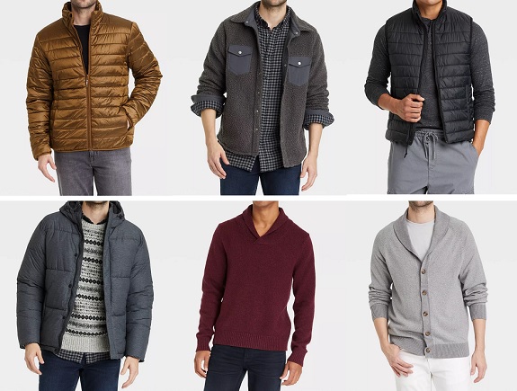 Target cold weather menswear