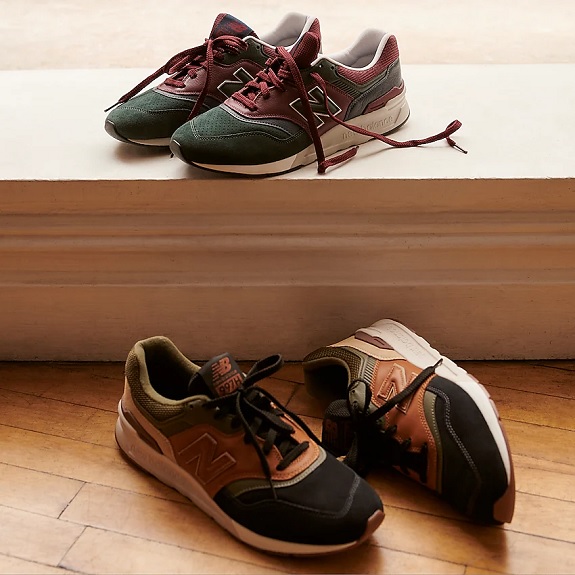 J. Crew New Balance 997H Leather Sneakers