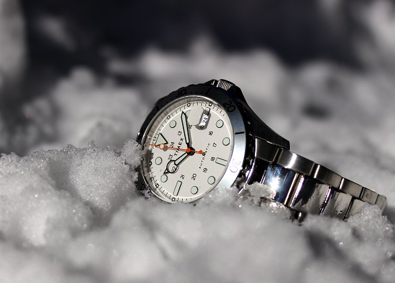 Huckberry x Timex Navi XL Automatic Arctic Watch