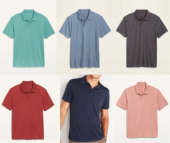 Old Navy Go-Dry Cool Odor-Control Core Polo for Men