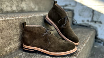 In Review: Taylor Stitch Chukkas in Weatherproof Loden Suede