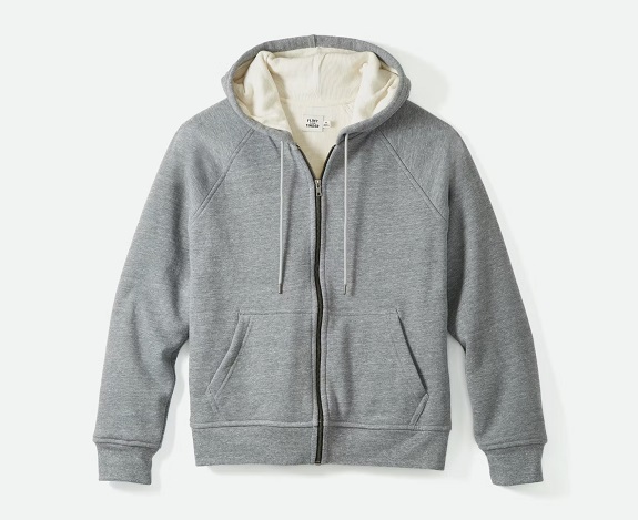 Made in the USA Flint and Tinder 10-Year Waffle-lined Hoodie