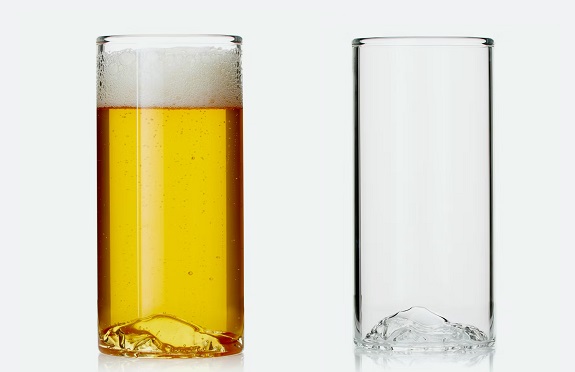 Whiskey Peaks Half Dome Beer Glass - Set of 2