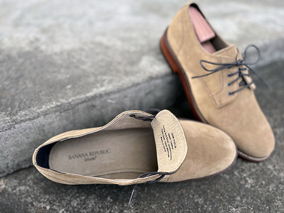 In Review: Banana Republic Reace Suede Derbies