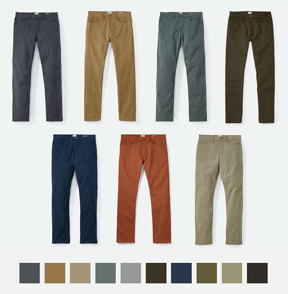 Flint and Tinder Jeans Colors