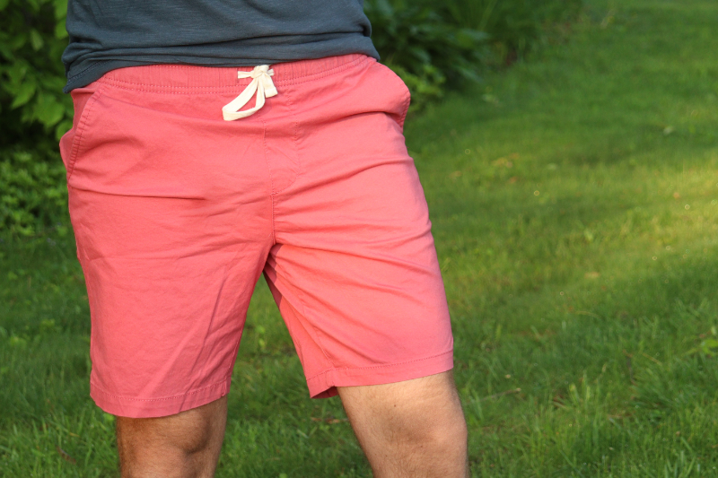 800 - Goodfellow 8.5 Pull On Shorts in Carnation Red