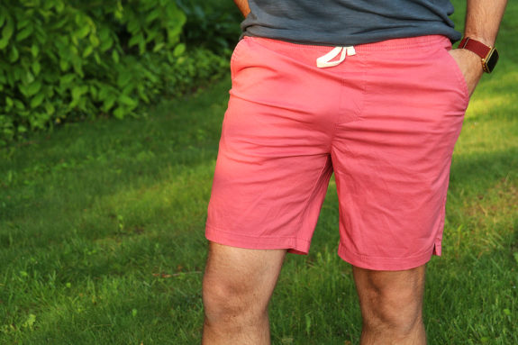 Goodfellow 8.5 Pull On Shorts in Carnation Red