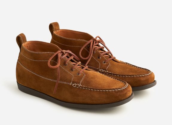 Made in Italy Hand-sewn chukka boots in Italian suede