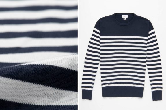 Spier Cotton Mariner Stripe Sweater